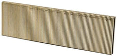 Porter-Cable - 1-1/2" Long x 1/4" Wide, 18 Gauge Narrow Crown Construction Staple - Grade 2 Steel, Galvanized Finish - Exact Tool & Supply