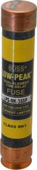 Cooper Bussmann - 300 VDC, 600 VAC, 35 Amp, Time Delay General Purpose Fuse - Fuse Holder Mount, 5-1/2" OAL, 100 at DC, 300 at AC (RMS) kA Rating, 1-1/16" Diam - Exact Tool & Supply