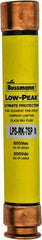 Cooper Bussmann - 300 VDC, 600 VAC, 7 Amp, Time Delay General Purpose Fuse - Fuse Holder Mount, 127mm OAL, 100 at DC, 300 at AC (RMS) kA Rating, 13/16" Diam - Exact Tool & Supply