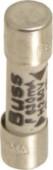Cooper Bussmann - 250 VAC, 32 VDC, 0.63 Amp, Fast-Acting Miniature Ceramic Fuse - 20mm OAL, 5mm Diam - Exact Tool & Supply