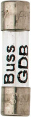 Cooper Bussmann - 250 VAC, 32 VDC, 0.1 Amp, Fast-Acting Miniature Glass Fuse - 20mm OAL, 5mm Diam - Exact Tool & Supply