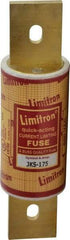 Cooper Bussmann - 600 VAC, 175 Amp, Fast-Acting General Purpose Fuse - Bolt-on Mount, 5-3/4" OAL, 200 (RMS) kA Rating, 1-5/8" Diam - Exact Tool & Supply