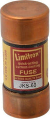 Cooper Bussmann - 600 VAC, 60 Amp, Fast-Acting General Purpose Fuse - Fuse Holder Mount, 2-3/8" OAL, 200 (RMS) kA Rating, 1-1/16" Diam - Exact Tool & Supply