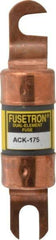 Cooper Bussmann - 175 Amp Time Delay Fast-Acting Forklift & Truck Fuse - 72VAC, 72VDC, 4.72" Long x 1" Wide, Littelfuse CCK175, Bussman ACK-175, Ferraz Shawmut ACK175 - Exact Tool & Supply