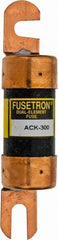 Cooper Bussmann - 300 Amp Time Delay Fast-Acting Forklift & Truck Fuse - 80VAC, 80VDC, 4.71" Long x 1" Wide, Littelfuse CCK300, Bussman ACK-300, Ferraz Shawmut ACK300 - Exact Tool & Supply