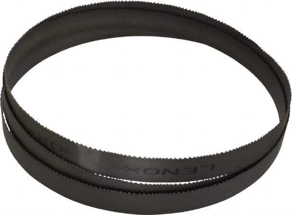 Lenox - 6 to 10 TPI, 8' 10" Long x 1" Wide x 0.035" Thick, Welded Band Saw Blade - Bi-Metal, Toothed Edge, Modified Raker Tooth Set, Flexible Back, Contour Cutting - Exact Tool & Supply