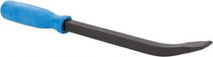 Value Collection - 12" OAL Screwdriver Pry Bar - 3/4" Wide, High Carbon Steel #65 - Exact Tool & Supply