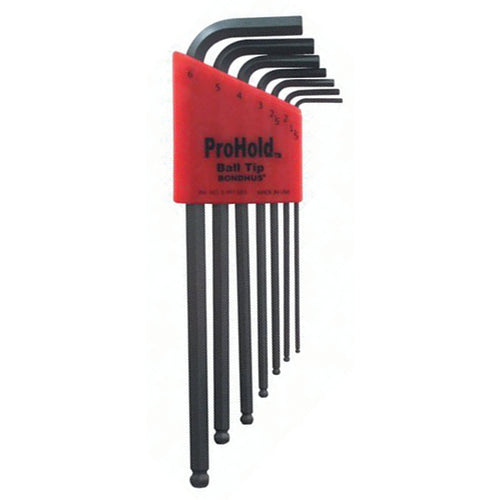 7PC TIP BALL END L-WRENCH SET - Exact Tool & Supply