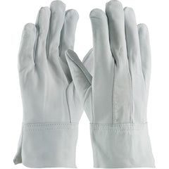 ‎75-4904/XL Welders / Foundry Gloves - Mig Tig - Top Grain Goatskin - 2 Inch Leather Cuff - Clute Pattern - Exact Tool & Supply