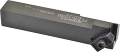 Tool-Flo - External Thread, Right Hand Cut, 3/4" Shank Width x 3/4" Shank Height Indexable Threading Toolholder - 4-1/2" OAL, FL 3L Insert Compatibility, FLE Toolholder, Series FLER - Exact Tool & Supply