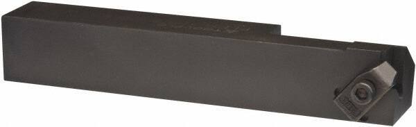 Tool-Flo - External Thread, Right Hand Cut, 1" Shank Width x 1" Shank Height Indexable Threading Toolholder - 6" OAL, FL 3L Insert Compatibility, FLE Toolholder, Series FLER - Exact Tool & Supply