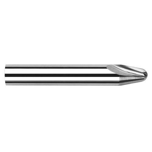 Runner Cutters - 0.1560″ (5/32) Radius × 0.6750″ Length of Cut × 10° per side Carbide Runner Cutter, 2 Flutes - Exact Tool & Supply