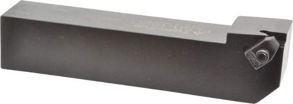 Tool-Flo - External Thread, Right Hand Cut, 1" Shank Width x 1" Shank Height Indexable Threading Toolholder - 5" OAL, FL 2R Insert Compatibility, FLS Toolholder, Series FLSR - Exact Tool & Supply