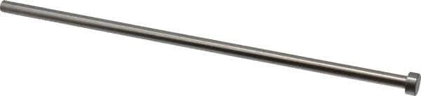 Gibraltar - 15/64" Pin Diam, 13/32" Head Diam x 3/16" Head Height, 8" OAL, Straight Ejector Pin - Steel, 7-13/16" Pin Length - Exact Tool & Supply