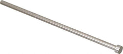 Gibraltar - 17/64" Pin Diam, 7/16" Head Diam x 1/4" Head Height, 8" OAL, Straight Ejector Pin - Steel, 7-3/4" Pin Length - Exact Tool & Supply