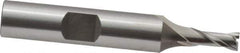 OSG - 3/16", 7/16" LOC, 3/8" Shank Diam, 2-5/16" OAL, 2 Flute, Cobalt Square End Mill - Single End, Uncoated, Spiral Flute, 30° Helix, Centercutting, Right Hand Cut, Right Hand Flute, Series 520 - Exact Tool & Supply