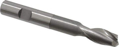 OSG - 1/2", 1" LOC, 1/2" Shank Diam, 4" OAL, 2 Flute, Cobalt Square End Mill - Single End, Uncoated, Spiral Flute, 30° Helix, Centercutting, Right Hand Cut, Right Hand Flute, Series 527 - Exact Tool & Supply