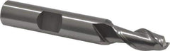 OSG - 5/16", 3/4" LOC, 3/8" Shank Diam, 2-1/2" OAL, 2 Flute, Cobalt Square End Mill - Single End, Uncoated, Spiral Flute, 45° Helix, Centercutting, Right Hand Cut, Right Hand Flute, Series 530 - Exact Tool & Supply