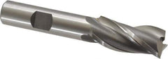OSG - 5/8", 1-3/8" LOC, 1/2" Shank Diam, 3-3/8" OAL, 3 Flute, Cobalt Square End Mill - Single End, Uncoated, Spiral Flute, 30° Helix, Centercutting, Right Hand Cut, Right Hand Flute, Series 531 - Exact Tool & Supply