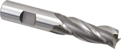 OSG - 5/8", 1-5/8" LOC, 5/8" Shank Diam, 3-3/4" OAL, 3 Flute, Cobalt Square End Mill - Single End, Uncoated, Spiral Flute, 30° Helix, Centercutting, Right Hand Cut, Right Hand Flute, Series 531 - Exact Tool & Supply