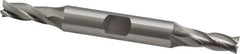 OSG - 1/4", 5/8" LOC, 3/8" Shank Diam, 3-3/8" OAL, 4 Flute, Cobalt Square End Mill - Double End, Uncoated, Spiral Flute, 30° Helix, Right Hand Cut, Right Hand Flute, Series 542 - Exact Tool & Supply