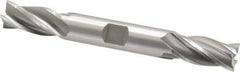 OSG - 1/2", 1" LOC, 1/2" Shank Diam, 4-1/8" OAL, 4 Flute, Cobalt Square End Mill - Double End, Uncoated, Spiral Flute, 30° Helix, Right Hand Cut, Right Hand Flute, Series 542 - Exact Tool & Supply
