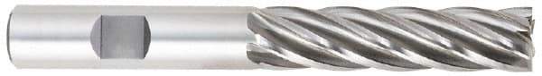OSG - 5/16", 1-3/8" LOC, 3/8" Shank Diam, 3-1/8" OAL, 4 Flute, Cobalt Square End Mill - Single End, Uncoated, Spiral Flute, 30° Helix, Centercutting, Right Hand Cut, Right Hand Flute, Series 546 - Exact Tool & Supply