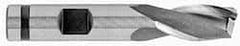 OSG - 2", 2" LOC, 2" Shank Diam, 5-3/4" OAL, 2 Flute, Cobalt Square End Mill - Single End, Uncoated, Spiral Flute, 30° Helix, Centercutting, Right Hand Cut, Right Hand Flute, Series 520 - Exact Tool & Supply