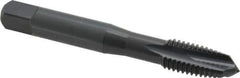 OSG - M10x1.50 Metric Coarse, 3 Flute, Oxide Finish, Powdered Metal Spiral Point Tap - Plug Chamfer, Right Hand Thread, 2-15/16" OAL, 1-1/4" Thread Length, 0.381" Shank Diam, 6H Class of Fit, Series 344 - Exact Tool & Supply