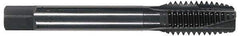 OSG - 1/2-20 UNF, 3 Flute, Oxide Finish, Powdered Metal Spiral Point Tap - Plug Chamfer, Right Hand Thread, 3-3/8" OAL, 1-21/32" Thread Length, 0.367" Shank Diam, 2B Class of Fit, Series 312NI - Exact Tool & Supply