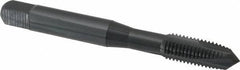 OSG - 5/16-24 UNF, 3 Flute, Oxide Finish, Powdered Metal Spiral Point Tap - Plug Chamfer, Right Hand Thread, 2-23/32" OAL, 1-1/8" Thread Length, 0.318" Shank Diam, 3B Class of Fit, Series 312NI - Exact Tool & Supply