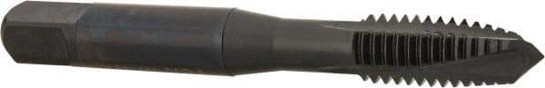 OSG - 3/8-16 UNC, 3 Flute, Oxide Finish, Powdered Metal Spiral Point Tap - Plug Chamfer, Right Hand Thread, 2-15/16" OAL, 1-1/4" Thread Length, 0.381" Shank Diam, 2B Class of Fit, Series 312NI - Exact Tool & Supply