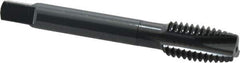 OSG - 1/2-13 UNC, 3 Flute, Oxide Finish, Powdered Metal Spiral Point Tap - Plug Chamfer, Right Hand Thread, 3-3/8" OAL, 1-21/32" Thread Length, 0.367" Shank Diam, 3B Class of Fit, Series 312NI - Exact Tool & Supply