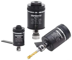 Tapmatic - Model RX70, No. 10 Min Tap Capacity, 3/4 Inch-16 Max Mild Steel Tap Capacity, 5/8-16 Mount Tapping Head - 24100 (J441), 24500 (J445) Compatible, Includes Tap Clamping Wrenches, for Manual Machines - Exact Tool & Supply