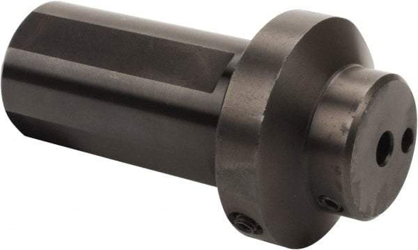 Kennametal - 5/16 Inch Hole Diameter, KM63XMZ Outside Modular Connection, Boring Bar Reducing Adapter - 1.181 Inch Projection, 1.42 Inch Nose Diameter, 4.13 Inch Overall Length, Through Coolant - Exact Tool & Supply