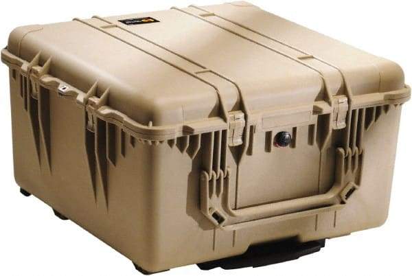 Pelican Products, Inc. - 27-1/2" Wide x 16-19/64" High, Shipping/Travel Case - Tan, Polypropylene - Exact Tool & Supply
