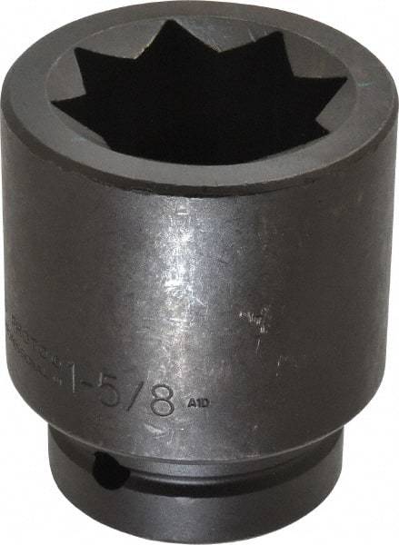 Proto - 1" Drive 1-5/8" Impact Socket - 8 Points, 3-1/2" OAL - Exact Tool & Supply