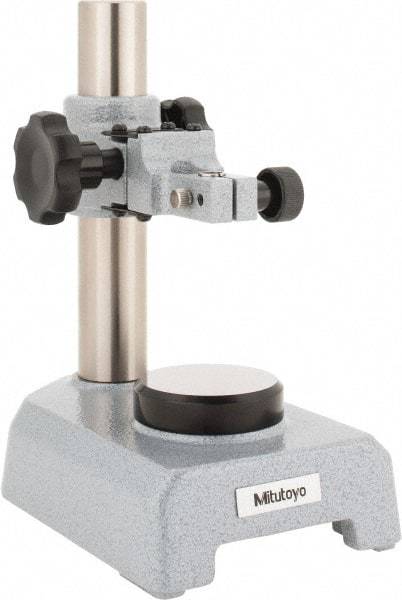 Mitutoyo - Rectangular Base, Indicator Transfer Stand - 205mm High, 6-5/8" Base Length x 4-21/64" Base Width x 1-3/4" Base Height, Includes Holder - Exact Tool & Supply