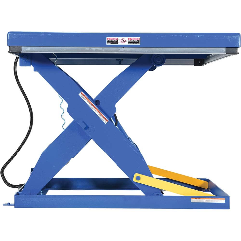 Vestil - Lifting Tables; Type: Scissor Lift ; Lift Style: Scissor ; Style: Electric ; Load Capacity (Lb.): 3000.000 ; Minimum Height (Inch): 7 ; Lift Height (Inch): 43 - Exact Tool & Supply