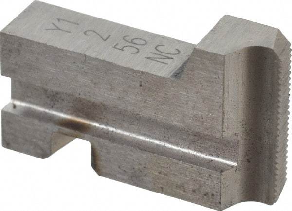 GTD - #2-56 UNC Thread, 10° Hook Angle, Projection, Right Hand High Speed Steel Chaser - Geometric 5/16 DS Compatibility, 45° Chamfer Angle - Exact Tool & Supply