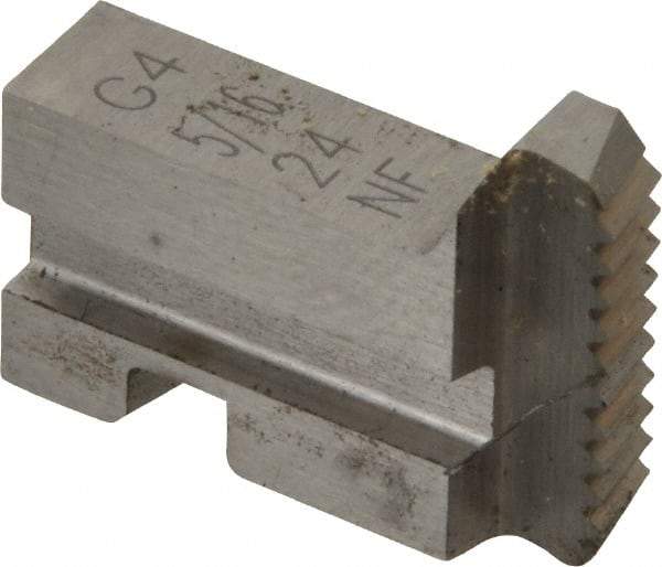 GTD - 5/16-24 UNF Thread, 10° Hook Angle, Projection, Right Hand High Speed Steel Chaser - Geometric 5/16 DS Compatibility, 45° Chamfer Angle - Exact Tool & Supply