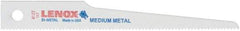 Lenox - 25 Piece, 4" Long x 0.025" Thick, Bi-Metal Reciprocating Saw Blade Set - 18 to 18 Teeth per Inch, Toothed Edge - Exact Tool & Supply