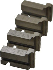 GTD - 1/4-28 UNF Thread, 15° Hook Angle, Projection, Right Hand High Speed Steel Chaser - Geometric 9/16 DSA Compatibility, 45° Chamfer Angle - Exact Tool & Supply