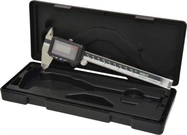 Mitutoyo - 0 to 150mm Range, 0.01mm Resolution, IP67 Electronic Caliper - Stainless Steel with 40mm Stainless Steel Jaws, 0.02mm Accuracy - Exact Tool & Supply