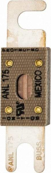 Cooper Bussmann - 175 Amp Non-Time Delay Fast-Acting Forklift & Truck Fuse - 125VAC, 80VDC, 3.18" Long x 0.75" Wide, Littelfuse CNL175, Bussman ANL-175, Ferraz Shawmut CNL175 - Exact Tool & Supply