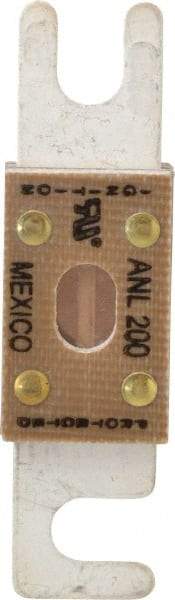 Cooper Bussmann - 200 Amp Non-Time Delay Fast-Acting Forklift & Truck Fuse - 125VAC, 80VDC, 3.18" Long x 0.75" Wide, Littelfuse CNL200, Bussman ANL-200, Ferraz Shawmut CNL200 - Exact Tool & Supply