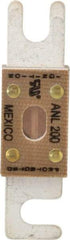 Cooper Bussmann - 200 Amp Non-Time Delay Fast-Acting Forklift & Truck Fuse - 125VAC, 80VDC, 3.18" Long x 0.75" Wide, Littelfuse CNL200, Bussman ANL-200, Ferraz Shawmut CNL200 - Exact Tool & Supply