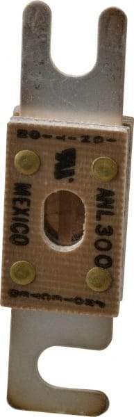 Cooper Bussmann - 300 Amp Non-Time Delay Fast-Acting Forklift & Truck Fuse - 125VAC, 80VDC, 3.18" Long x 0.75" Wide, Littelfuse CNL300, Bussman ANL-300, Ferraz Shawmut CNL300 - Exact Tool & Supply