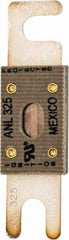 Cooper Bussmann - 325 Amp Non-Time Delay Fast-Acting Forklift & Truck Fuse - 125VAC, 80VDC, 3.18" Long x 0.75" Wide, Littelfuse CNL325, Bussman ANL-325, Ferraz Shawmut CNL325 - Exact Tool & Supply
