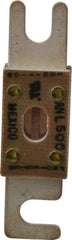 Cooper Bussmann - 500 Amp Non-Time Delay Fast-Acting Forklift & Truck Fuse - 125VAC, 80VDC, 3.18" Long x 0.75" Wide, Littelfuse CNL500, Bussman ANL-500, Ferraz Shawmut CNL500 - Exact Tool & Supply